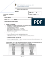 Actividad - Modelo de Examen Final