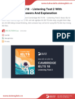 CAM 18 - Listening Test 2