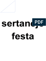 Repertório Sertanejo