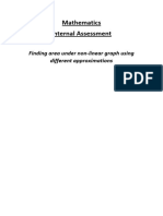 Integration Estimations HL MATH IA Sample