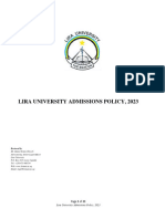 Lira University Admissions Policy-2023 Signed