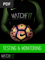 Fitness Testing Monitoring Workload 2020