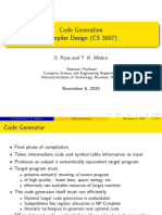 CS3007 Code Generation