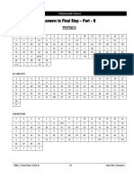 Final Step-B Answer Key