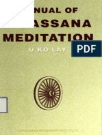 U Ko Kay - Manual of Vipassana Meditation-Vipassana Research Institute