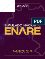 1º Simulado Nacional Enare Odontologia - Aprovei