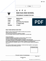 Pdfssec4 2022 Mathematics Prelims Nanhua Q PDF