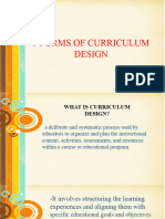 Curriculum Development Final REPORT