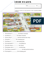 Worksheet CH 4 - Public Places