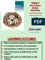 Chapter 8 - ROR Analysis For Multiple Alternatives