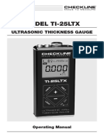 Checkline TI-25LTX Manual 