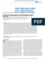 Virtual Inertia Controller Design Based On Mixed Sensitivity Constraint H&#x221E Approach For Load Frequency Regulation of Islanded AC Microgrid