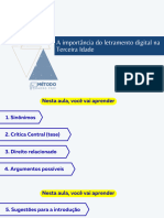 ? SLIDE TEMA 16 A Importância Do Letramento Digital Na Terceira Idade