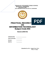 Xii Sample Practical File 2024