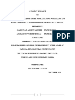 2 A Comparative Analysis of The Problems Facing Private Televisions and Government Televisions in The Dissemination of Information in Nigeria - 054818