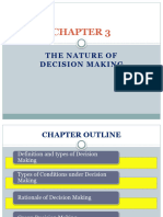 Chapter 3 - The Nature of Decision Making