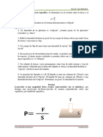 Hidrostática (Densidad, Presión, Stevin)