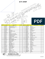 KW 4500P Spare List