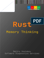 Memory Thinking For Rust