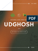 Udghosh Information Brochure