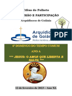 Cifras Do Folheto Comunhão E Participação Arquidiocese de Goiânia