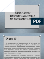 Abordagem Desenvolvimental Da Psicopatologia