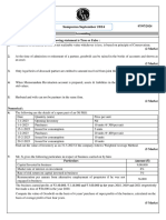 Practice Test 04 - Test Paper (Accounting) (Subjective)