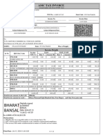 Bharat Bansal: Amc Tax Invoice