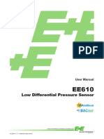 EE EE610 Low Differential Pressure Sensor Manual