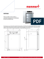 DS Memmert Humidity-Chamber HCP240 EN