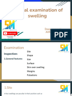 Clinical Examination of Swelling: Deep Samaria AIIMS Patna