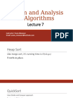 Lecture 8 QuickSort