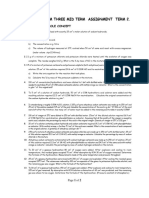 Chemistry Midterm Asignment Form 3 Term 2 2024