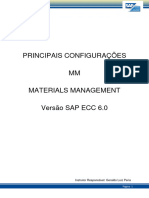 Configuracoes - SAP MM