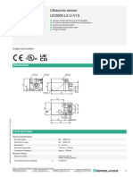 Sensor Ultrassonico P+F UC2000 - Eng