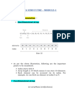 Arrays + Stack Notes