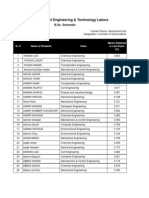 UET B.SC Semester