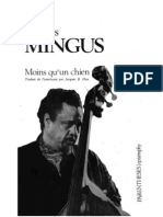 Charles Mingus - Moins Qu'Un Chien Autobiographie