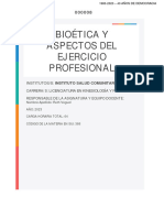 386 Bioética y Aspectos Del Ejercicio Profesional