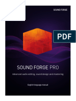 Sound Forge Pro 15 Manual