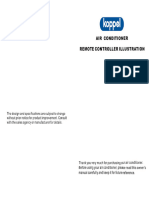 Koppel Window Type Inverter Remote Controller Manual