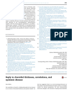 Reply To Choroidal Thickness Correlations and Systemic Disease - 2017 - Survey of Ophthalmology