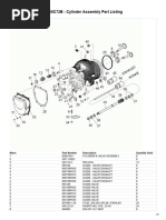 I0550C72B - Cylinder Assembly Part Listing