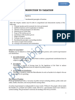 Chapter 1 Introduction To Taxation