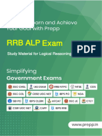 RRB Alp Xam: Study Material For Logical Reasoning