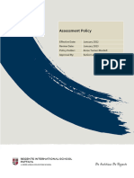 Regents Pattaya-Assessment-Policy