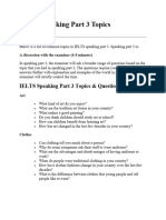 IELTS Speaking Part 3