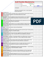 5S Audit Form