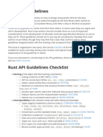 Rust API Guidelines