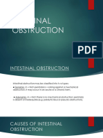 Intestinal Obstruction Note